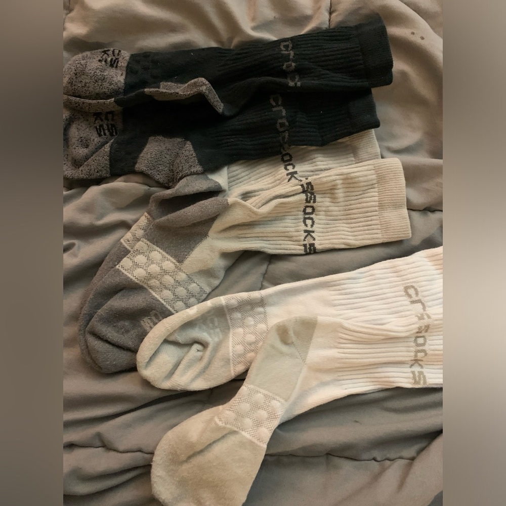 Medium crocs socks3 pair